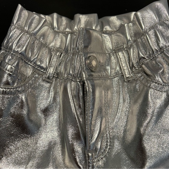 Gap Toddler Just Like Mom Jeans Metallic Silver - Picture 4 of 8